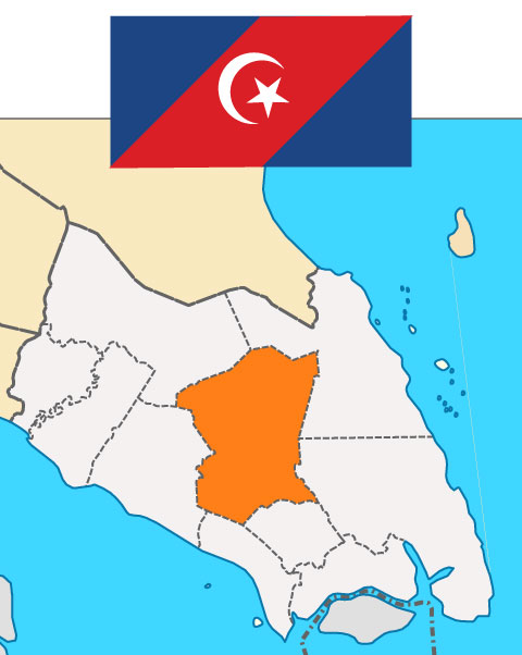 Map Bendera Daerah Kluang