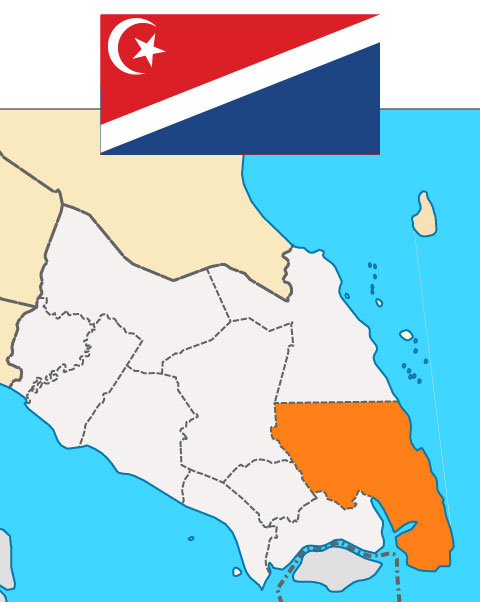 Map Bendera Daerah Kota Tinggi